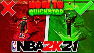 QUICK STOP TUTORIAL on NEXT GEN NBA 2K21 *FASTEST* WAY TO SET YOUR FEET