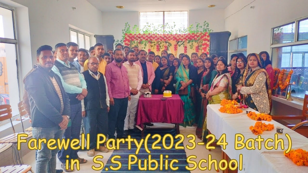 Farewell Party Vlog 🥳|Class-12th|2023-24 Batch - YouTube