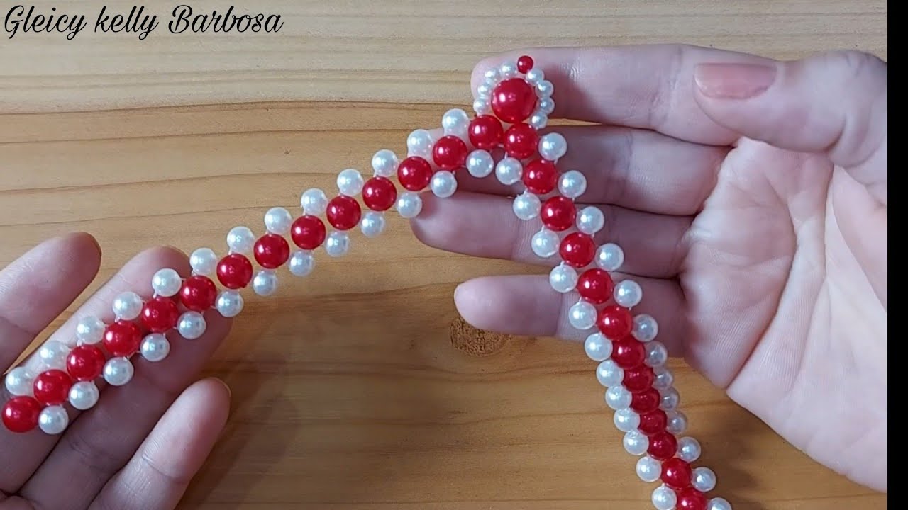 Trama pérolas simples para iniciantes - Atendendo pedido de inscritos
