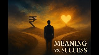 Meaning vs  Success | What Truly Matters in Life?