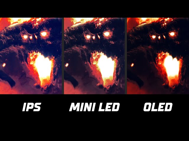MiniLED vs OLED. A comparison