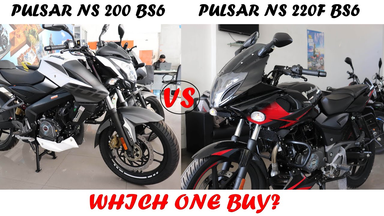 2020 Bajaj Pulsar 220f BS6 VS Pulsar NS 200 BS6 Detailed