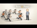 Did this change how you think about being “busy”?