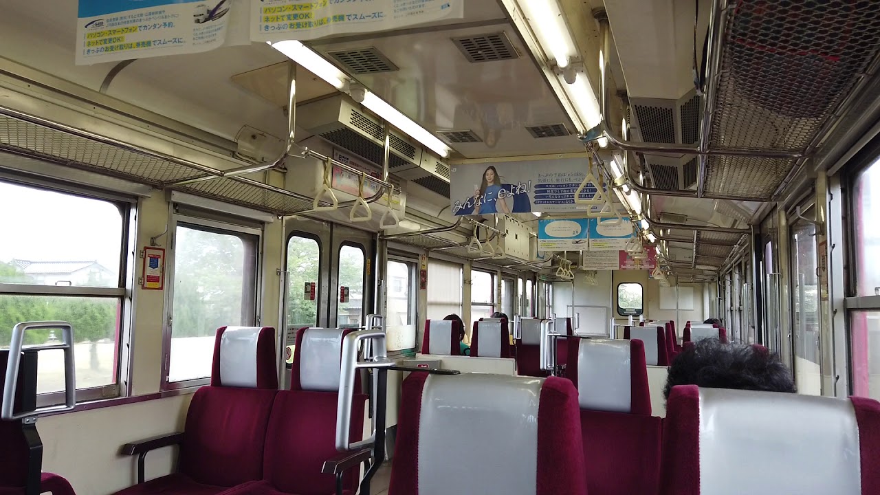JR七尾線 415系 羽咋～南羽咋 車窓と車内風景 JR Nanao Line, Hakui to