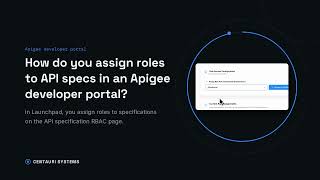 How do you assign roles to API specs in an Apigee developer portal Guide