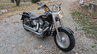 Installing New Handlebars On My 2001 Harley Fatboy