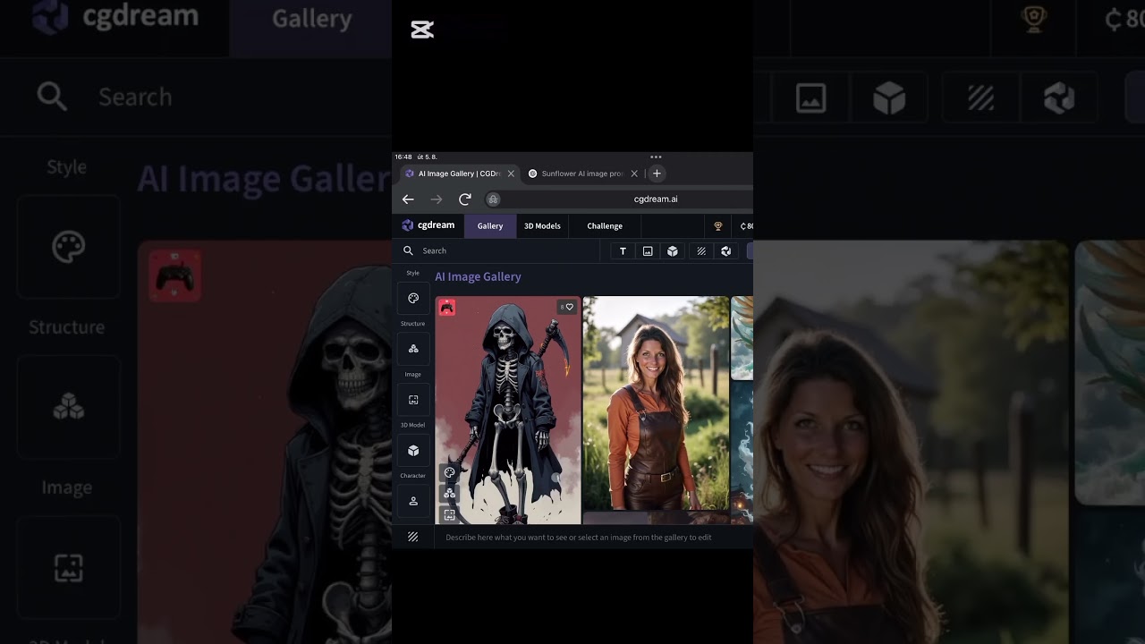Generating with CGdream 🌟 