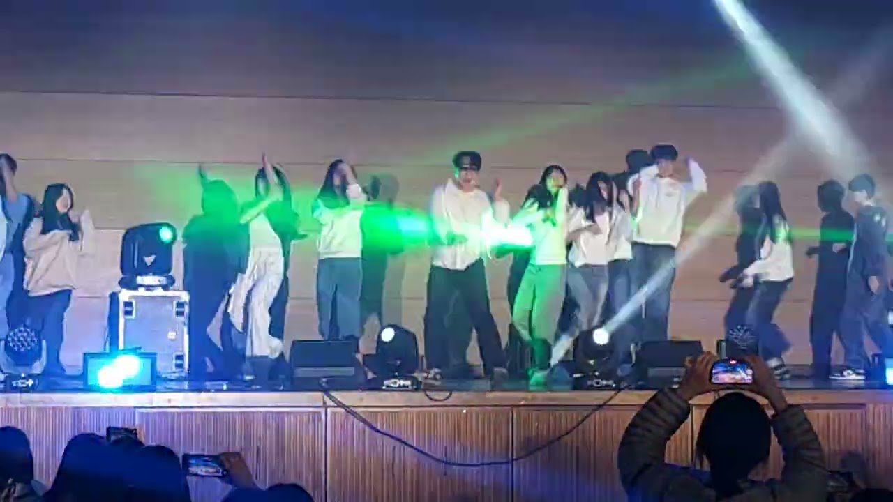 한별중학교 축제 2-10 학급 장기자랑(오토바이 챌린지, 블락비-Her)