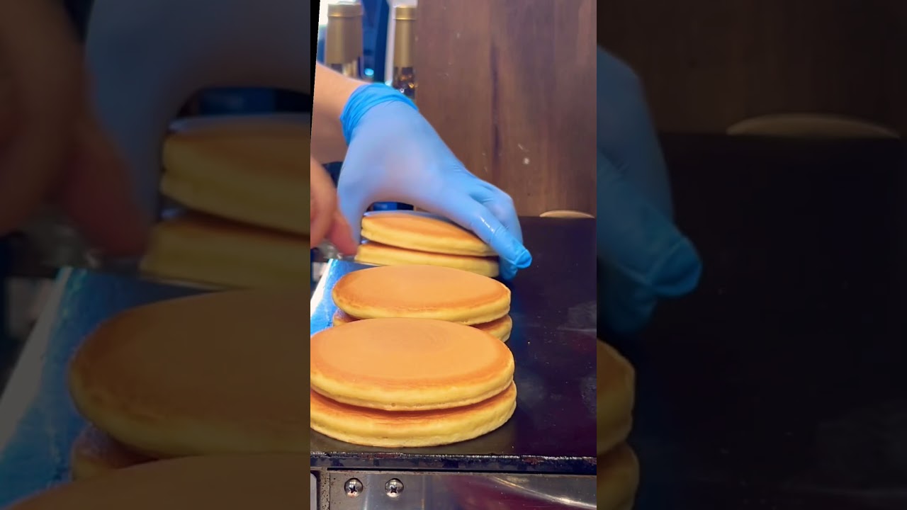 #本日のチルルパンケーキ動画 本日も朝8:30 OPEN！皆様のご来店お待ちしております #coffee #pancake #横浜中華街 #breakfast #cafe #pancake