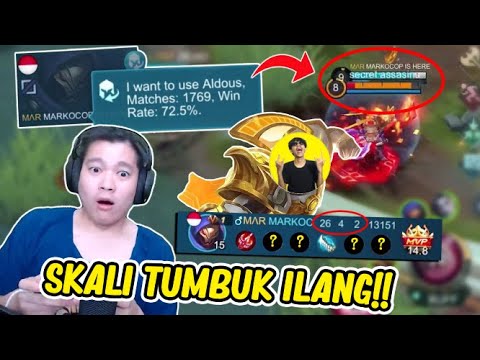 Jadi Babu Top 1 Aldous Markocop, Aldous Terngeri Yang Pernah Gw Liat Coy!! Sekali Tumbuk Lenyap