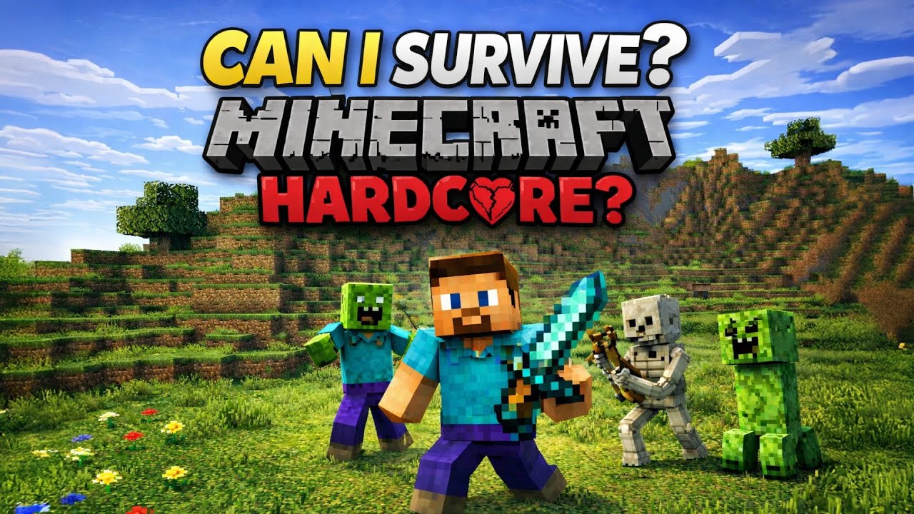 CAN I SURVIVE IN MINECRAFT HARDCORE | MINECRAFT HARDCORE | GAMEPLAY