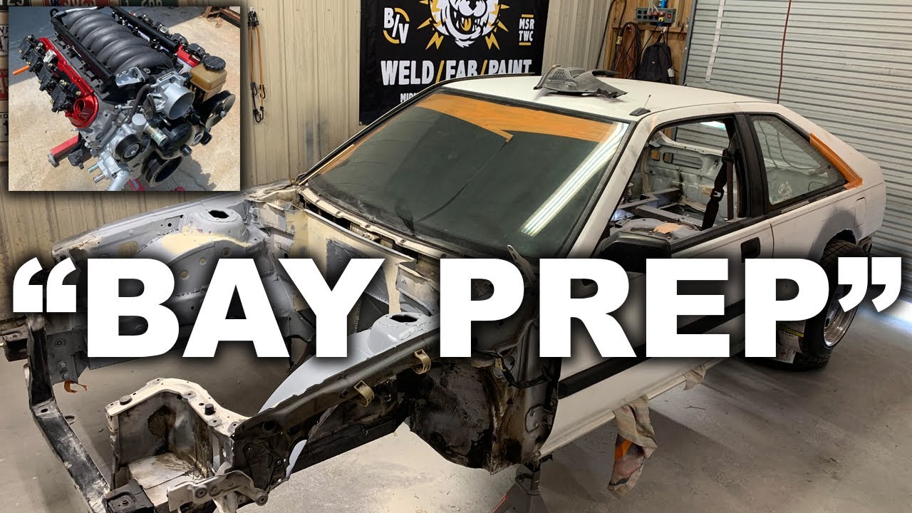 Prepping an Engine Bay for Paint LS Swapped Honda Accord YouTube