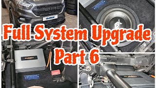 Ford Transit Custom Full Sound System Upgrade. Subwoofer Install and Finish. Part 6.