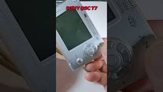 19 years old camera! Sony DSC T7 - slim camera #shorts #sony #camera