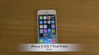 iPhone 5 iOS 7 Final Public - Review