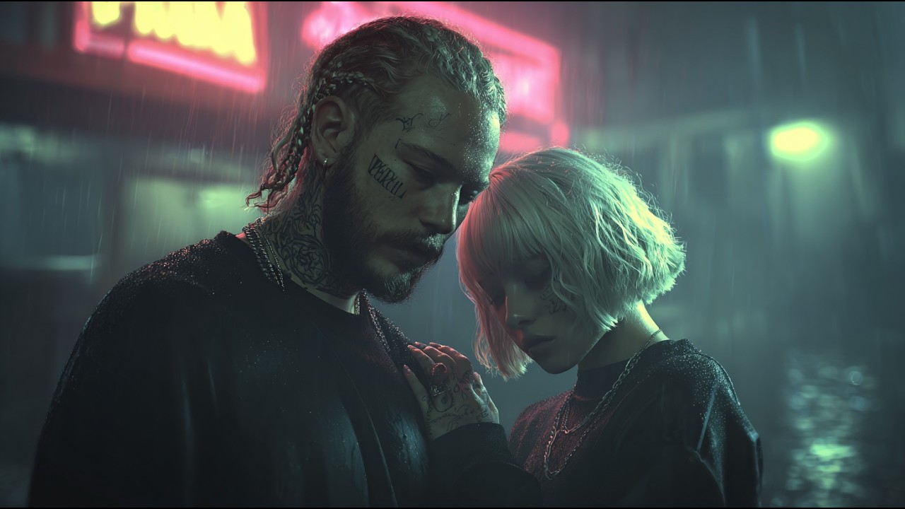 Post Malone, Billie Eilish, Sia, Ava Max, Wiz Khalifa - Lost In Neon Dream 💖 Music Video Official