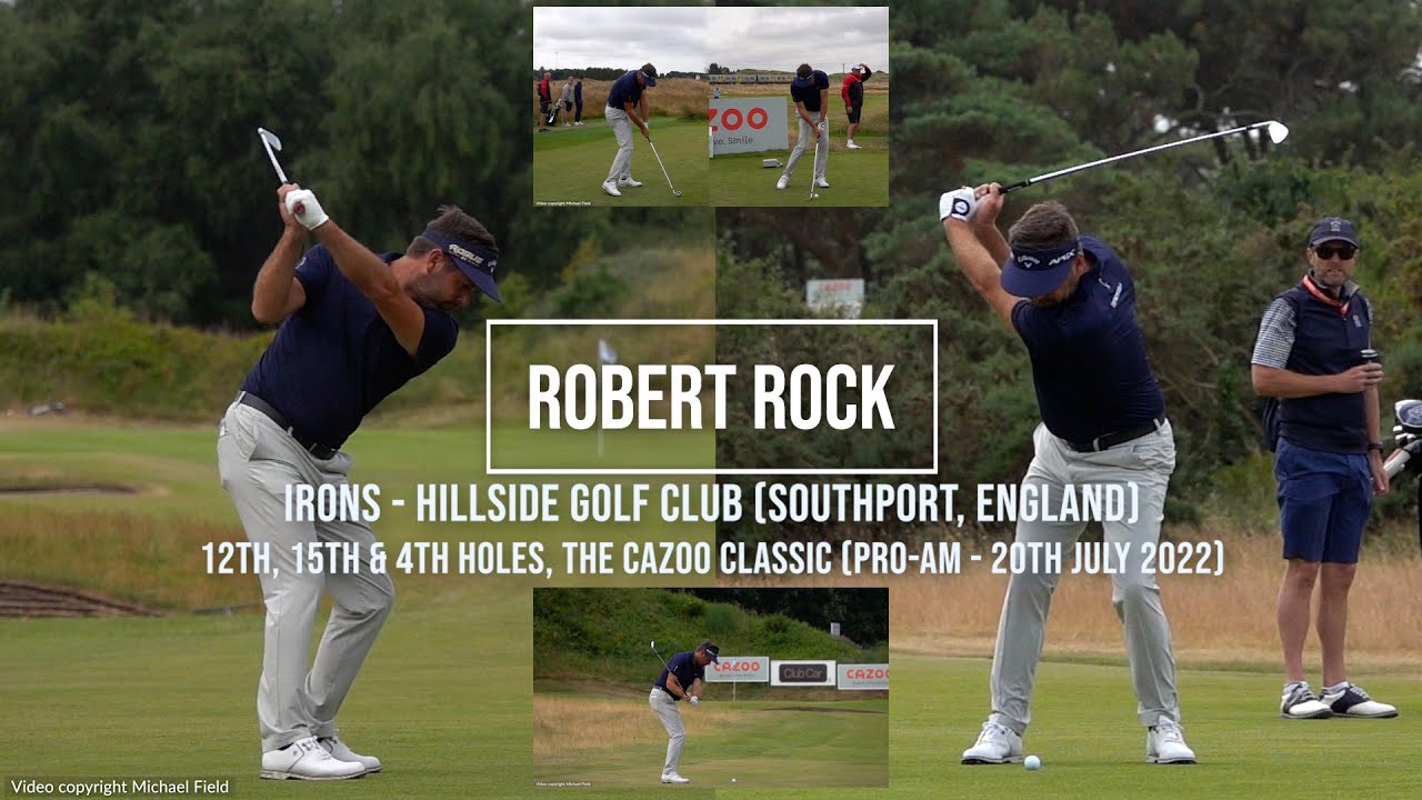 Robert Rock Golf Swing Irons (DTL and FO), Cazoo Classic 2022 (Hillside, Southport, UK) July 2022. photo