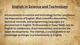 The Importance of English in Global Communication | 2025
