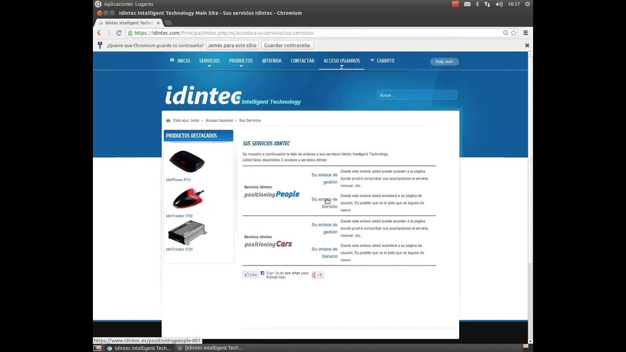 Idintec IT Sistemas Positioning - 01. Acceder a su servicio