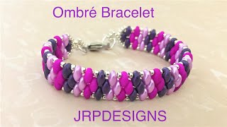 Ombré Bracelet —Easy beading tutorial