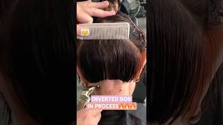 INVERTED BOB HAIRCUT IN PROCESS: Complete Tutorial Linked Below! 🔥🔥🔥 Wealth