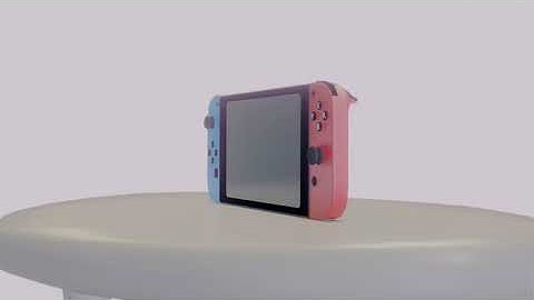 Nintendo Switch 3D Model and Rig Showcase - Made in Blender