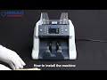 How to install money counter ribao bc40