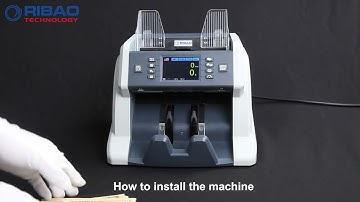 How to install money counter Ribao BC-40