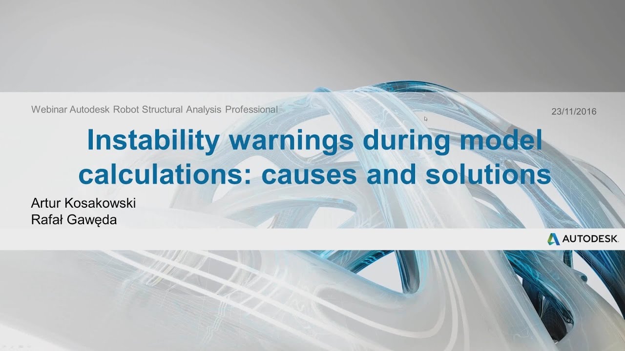 Instability warnings during model analysis - YouTube