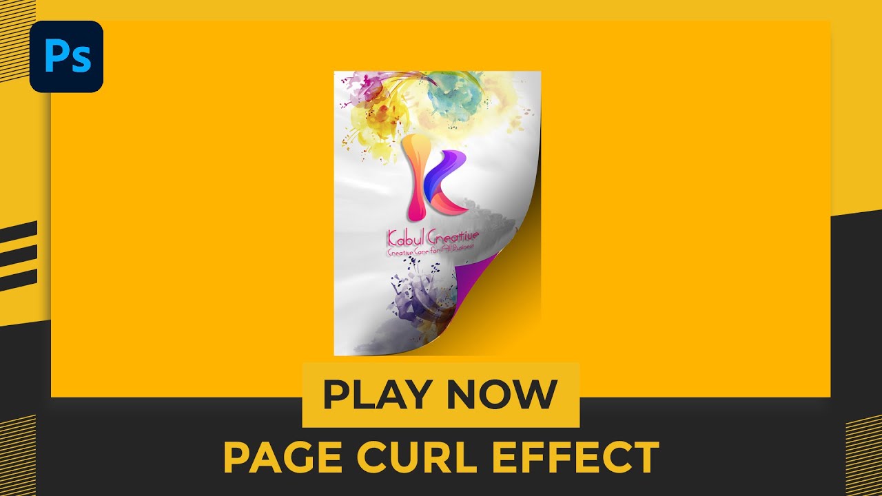 Page Curl Effect - Photoshop Tutorial
