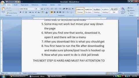 Jailbreak Iphone/Ipod touch 5.1.1 easy steps
