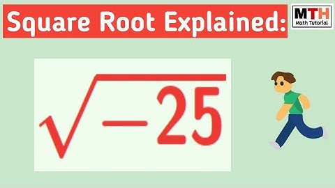 Square root of -25 || Root(-25) || Square root of a negative number