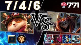 🍄771【Challenger/BR】TOP Teemo vs Zed【SN:Arthur Lanches#13777】【Patch25.17】#leagueoflegends