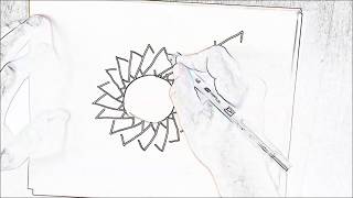 The Lux Blox  Daily Doodle #3  Drawing Lesson learning the Z Rule or the Zigzag rule.