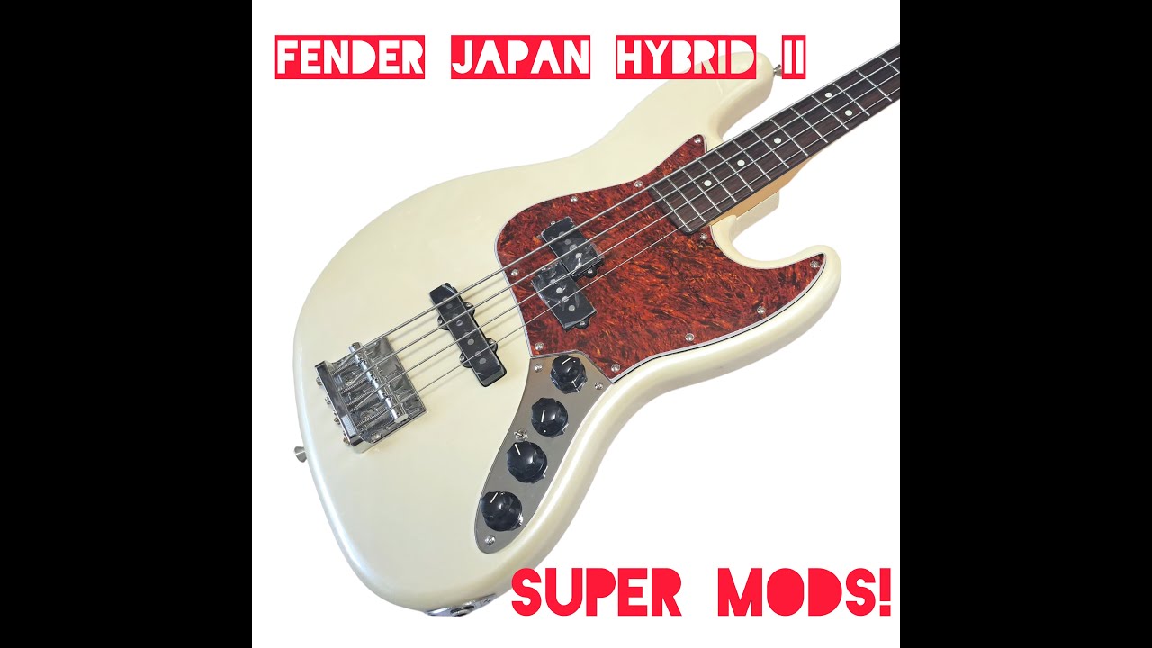 Fender Japan PJベース【MOD】MADE IN JAPAN WORK LOG Hot Mods! Fender Japan Hybrid PJ #soundcheck #music #bass