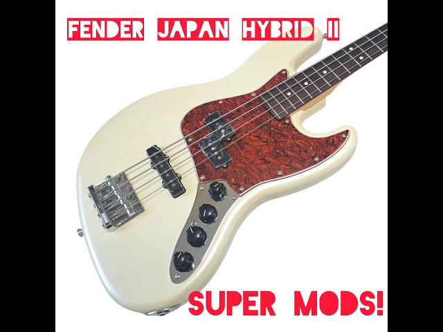 ベース FenderJapan MOD Fender Japan Jazz Bass Special MOD Demonstration - YouTube