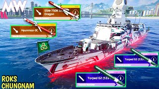 Download lagu Enemy Was Confused… What Was😱 That!? ROKS Chungnam = Silent Killer! Modern Warships!