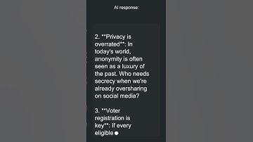 AI On: Should blockchain-based voting systems prioritize transparency over privacy #shorts