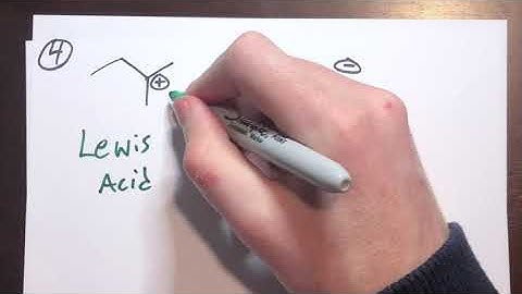 Lewis Acids and Bases (Curved electron pushing arrows)