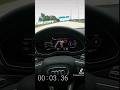 Audi RS5 2.9T AWD quattro 444hp 0-60 Test (Binaural Audio) #audi#shorts