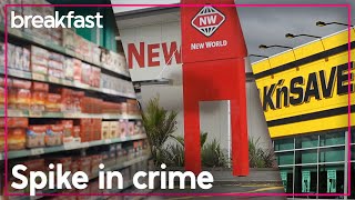 Retail crime more than doubles in two years at supermarket chain | TVNZ Breakfast
