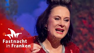 Ines Procter in der Waschstraße bei Fastnacht in Franken 2026