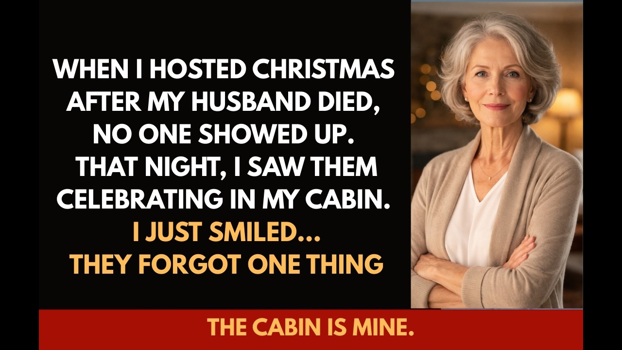 When I Hosted Christmas After My Husband Died, No One Showed Up… Then I Saw Where They Wer