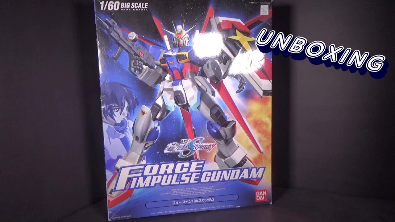 Unboxing: 1/60 Force Impulse Gundam - YouTube