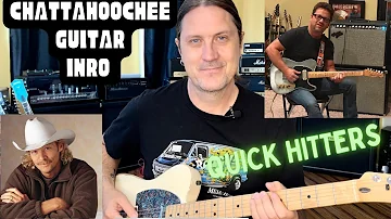 Chattahoochee Guitar Lesson - Brent Mason Intro Lick!  Hotter Than A Hoochie-Coochie!