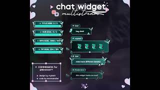 Multistream Chat Widget Commission - Streamelements