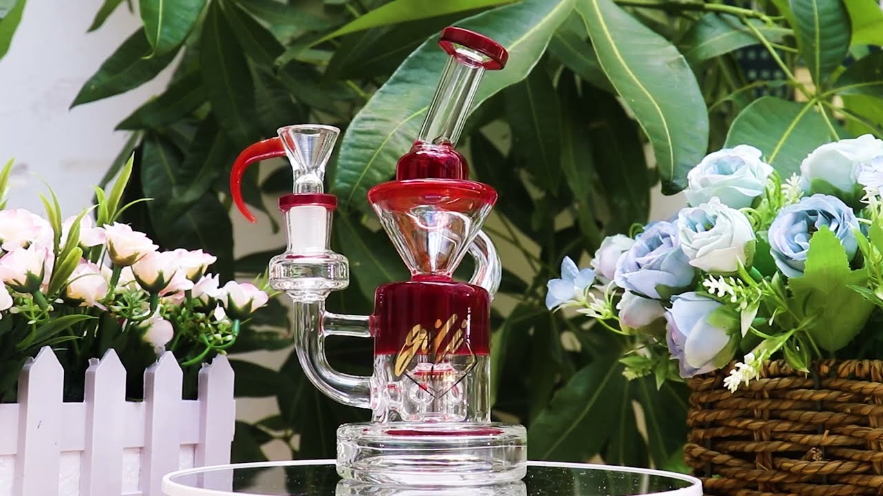 Gili Glass Mini Glass Oil DAB Rig Recycler Bong Gili-710
