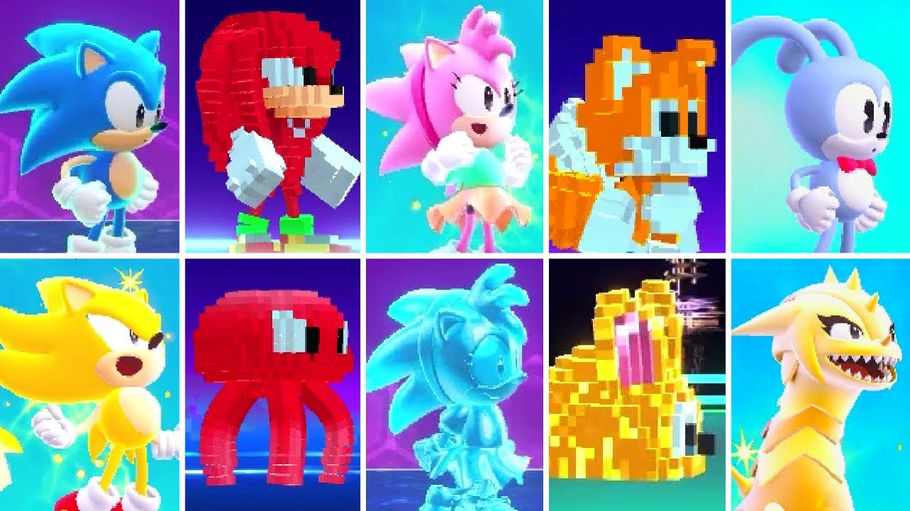 Sonic Superstars: All Playable Metal Forms 