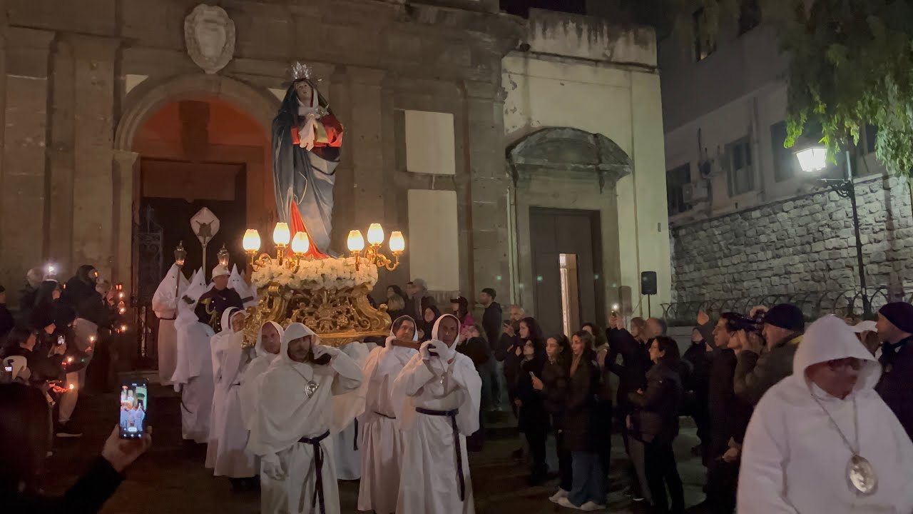 SORRENTO 2025 - Venerdì Santo - Arciconfraternita di Santa Monica - PROCESSIONE BIANCA.