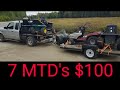 Tractor Hunting: 7 MTD's Cause I wanted the Snowblower